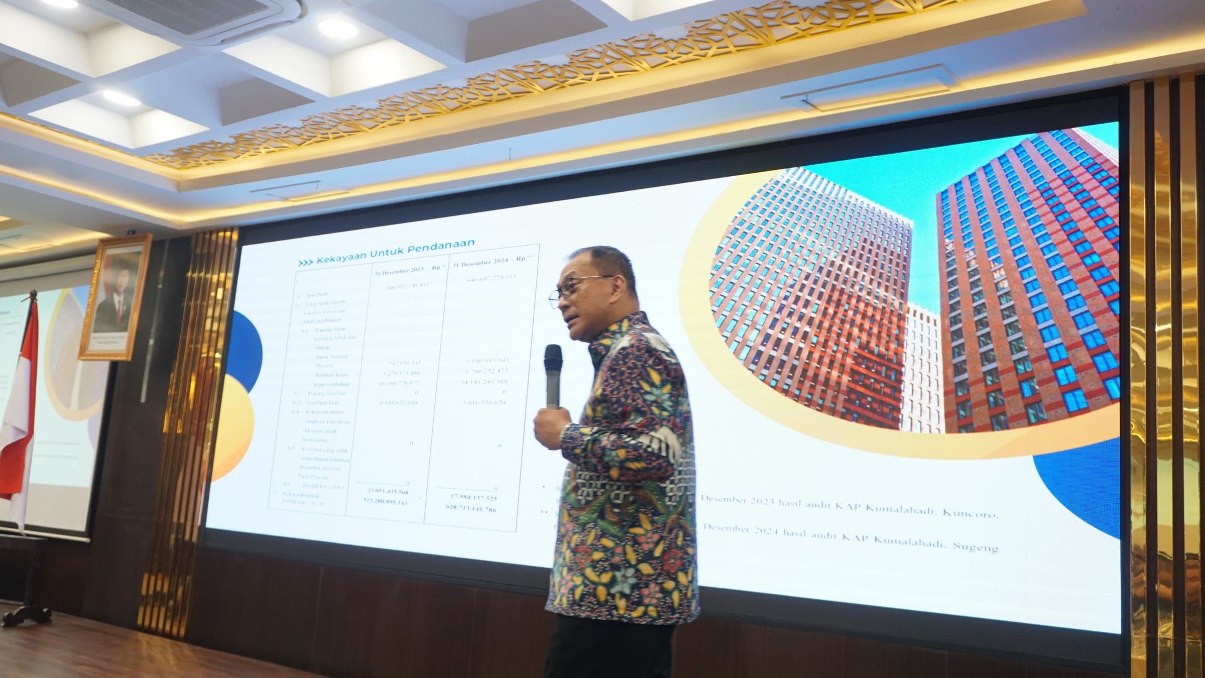 Pemaparan narasumber, Sosialisasi Mitra Pendiri